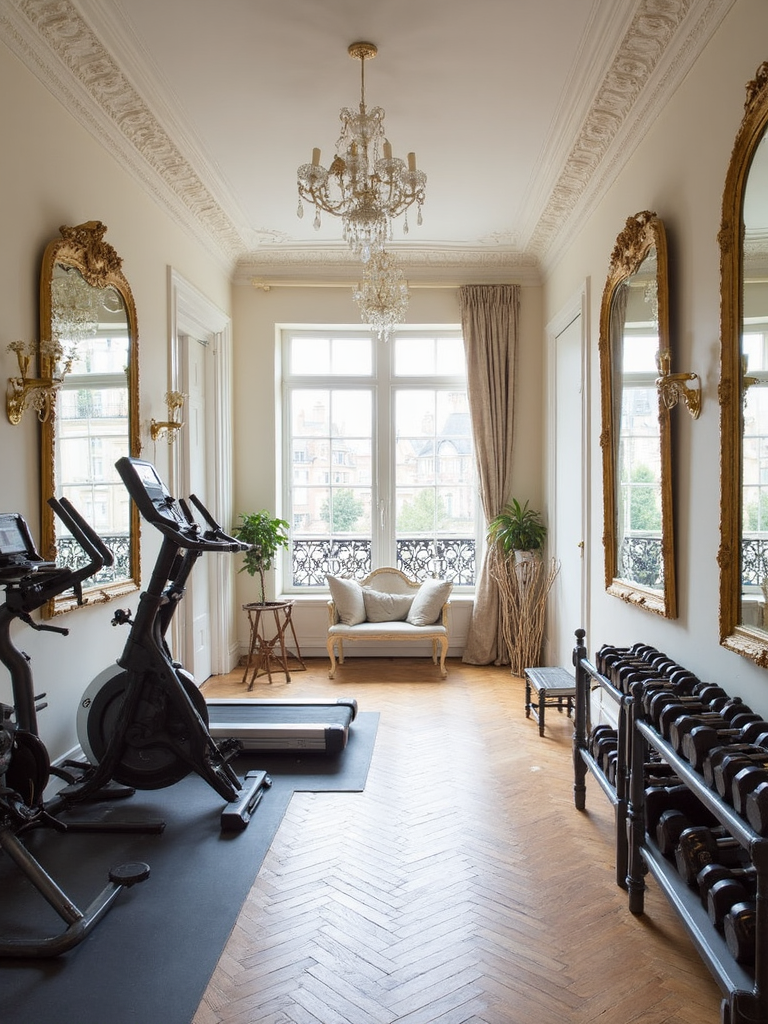 Parisian Home Gym - Parisian Home Gym interior design inspiration