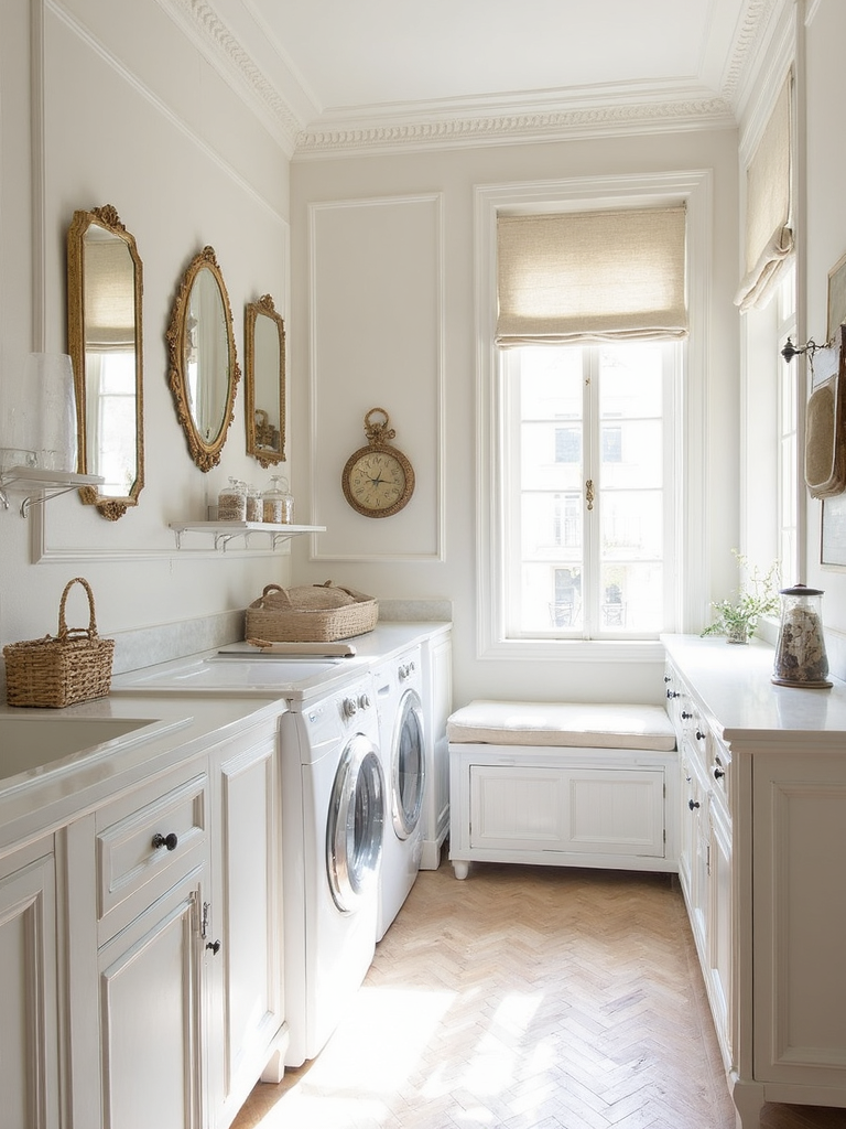 Parisian Laundry Room - Parisian Laundry Room interior design inspiration