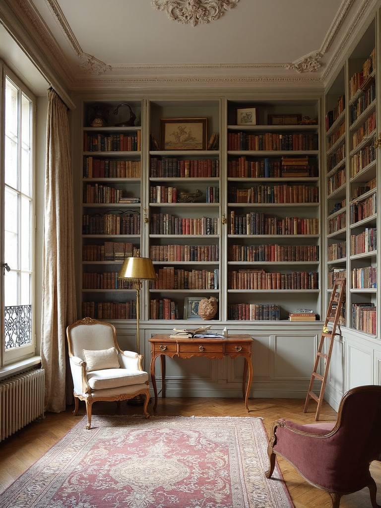 Parisian Library - Parisian Library interior design inspiration