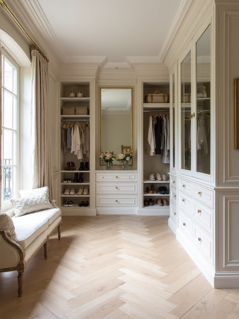 Parisian Walk In Closet - Parisian Walk In Closet interior design inspiration