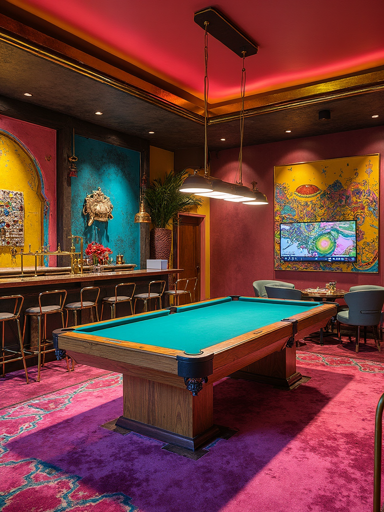 Postmodern Game Room - Postmodern Game Room interior design inspiration