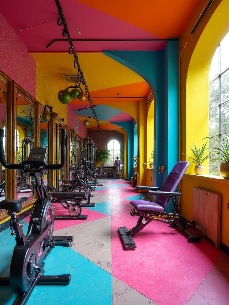 Postmodern Home Gym - Postmodern Home Gym interior design inspiration