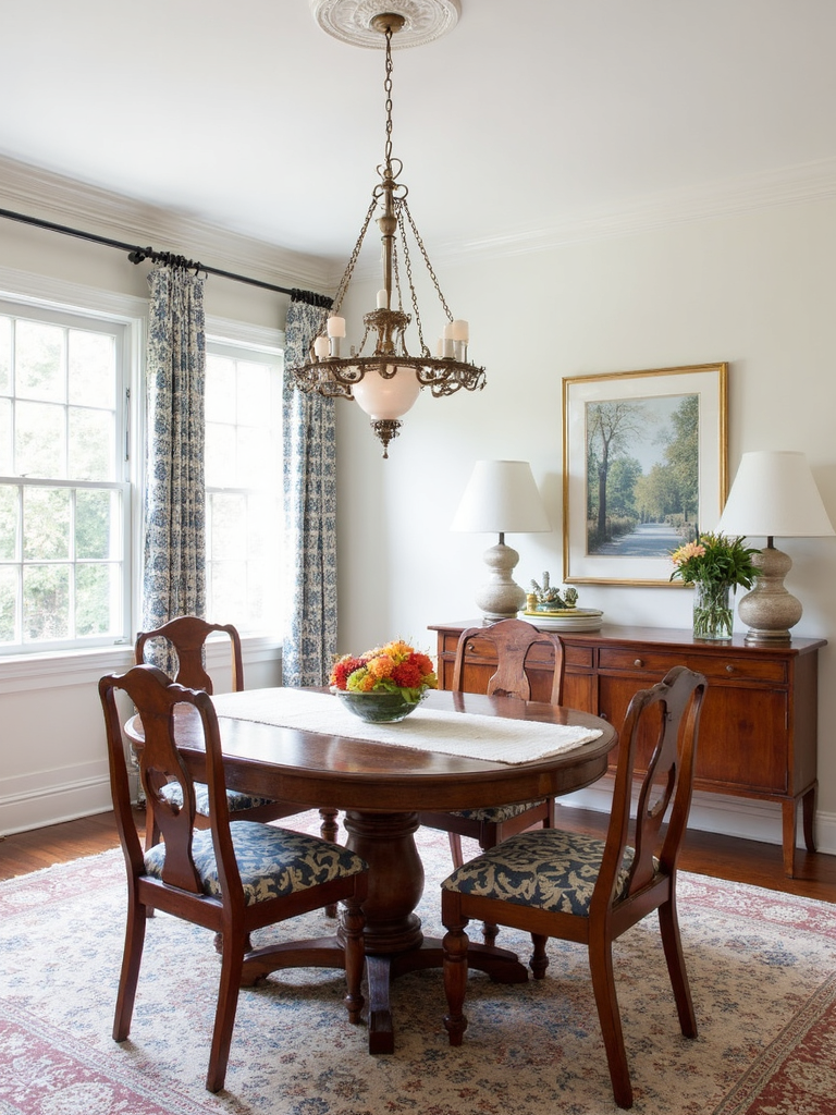 Preppy Dining Room - Preppy Dining Room interior design inspiration