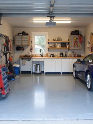 Preppy Garage Design