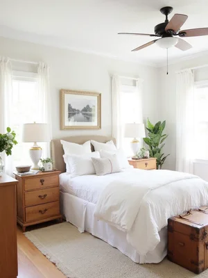 Preppy Guest Bedroom Design