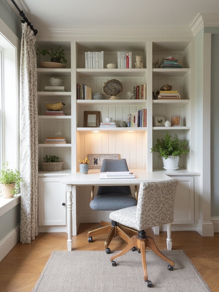 Preppy Home Office - Preppy Home Office interior design inspiration