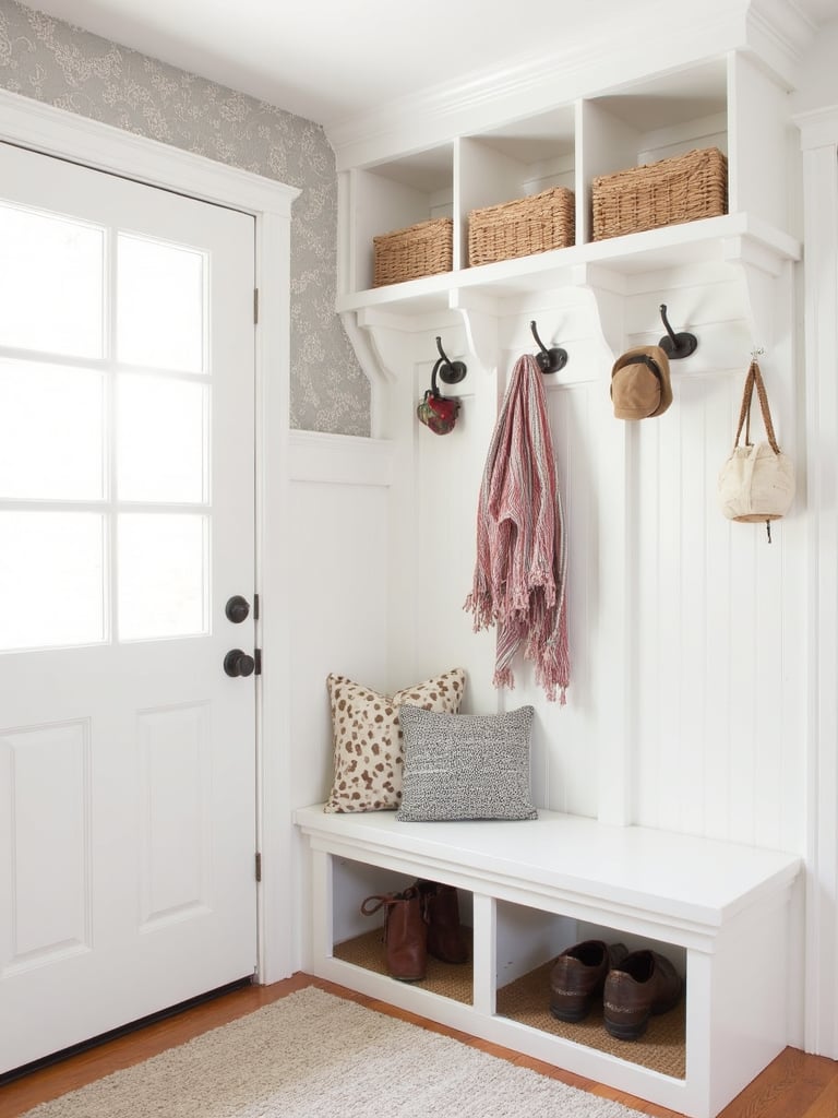 Preppy Mudroom - Preppy Mudroom interior design inspiration