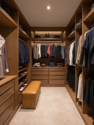 Retail Store Walk-in Closet Design