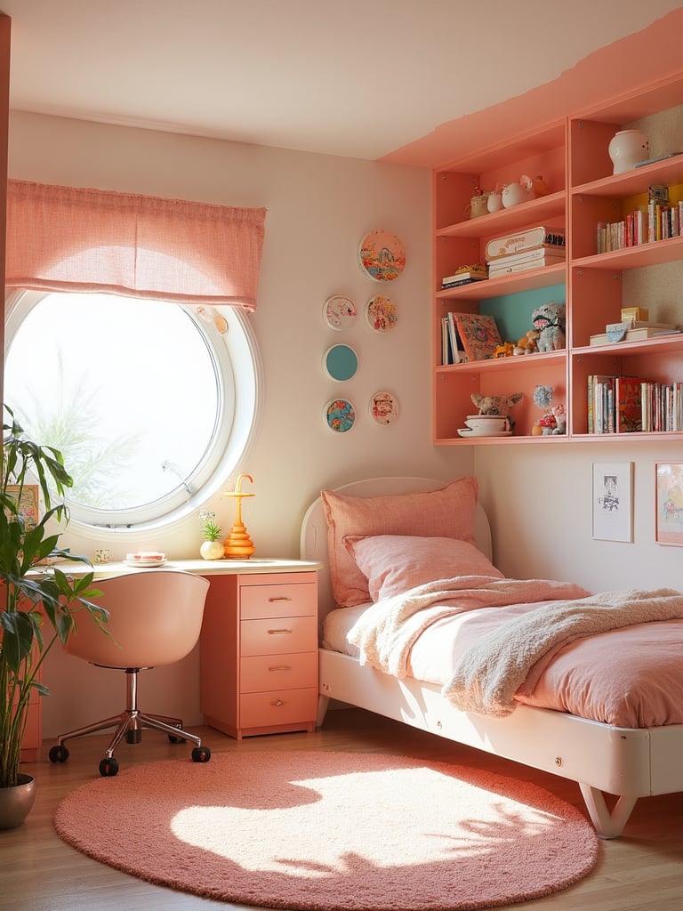 Retro Futuristic Kids Room - Retro Futuristic Kids Room interior design inspiration