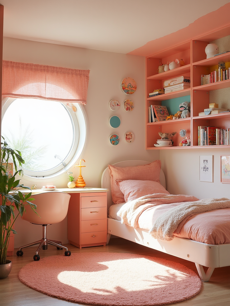 Retro Futuristic Kids Room - Retro Futuristic Kids Room interior design inspiration