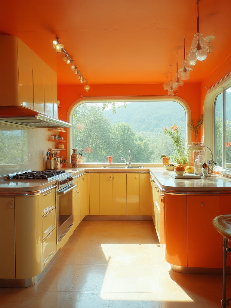 Retro Futuristic Kitchen - Retro Futuristic Kitchen interior design inspiration