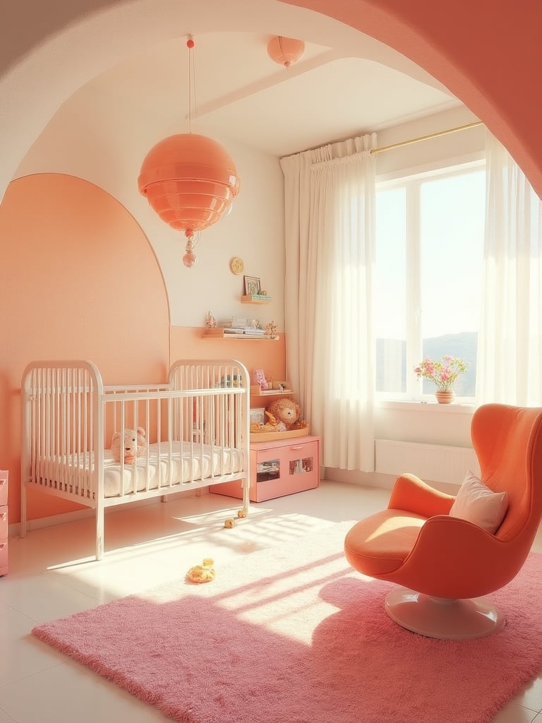 Retro Futuristic Nursery - Retro Futuristic Nursery interior design inspiration