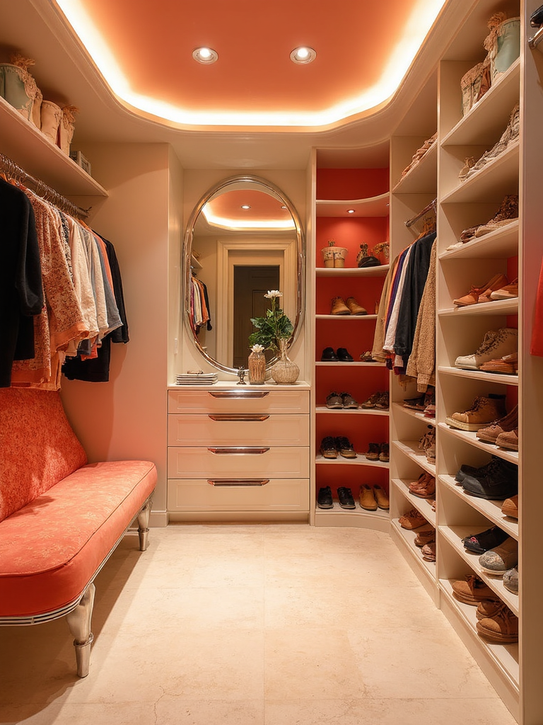 Retro Futuristic Walk In Closet - Retro Futuristic Walk In Closet interior design inspiration