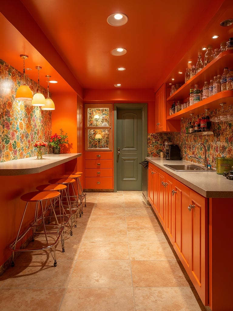 Retro Basement - Retro Basement interior design inspiration