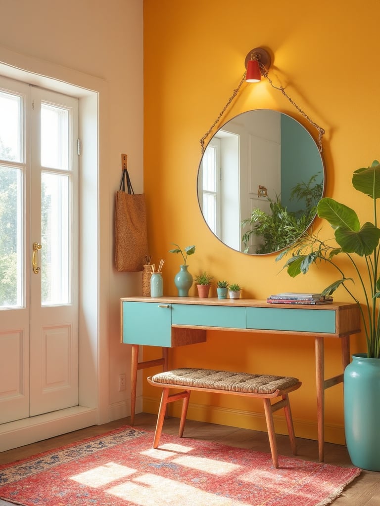 Retro Entryway - Retro Entryway interior design inspiration