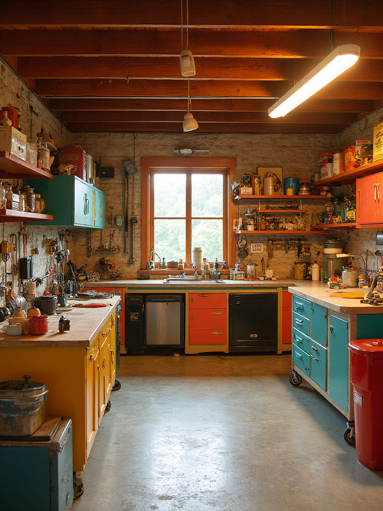 Retro Garage - Retro Garage interior design inspiration