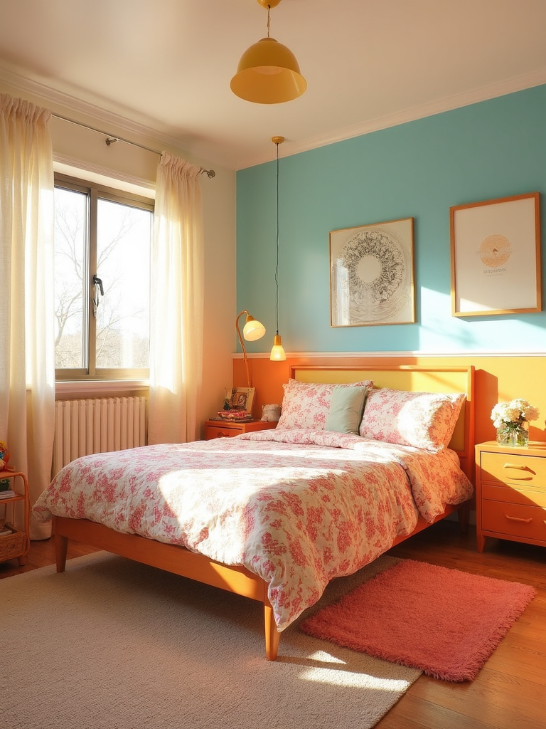 Retro Guest Bedroom - Retro Guest Bedroom interior design inspiration