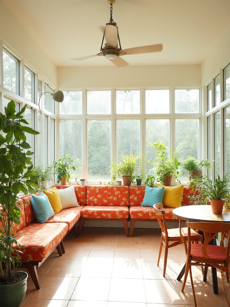 Retro Sunroom - Retro Sunroom interior design inspiration