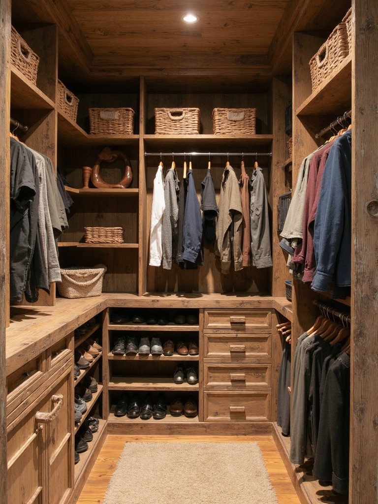 Rustic Closet - Rustic Closet interior design inspiration