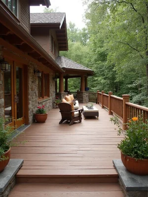 Rustic Deck Design