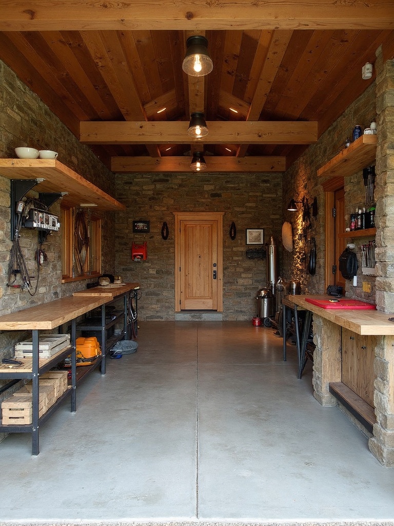 Rustic Garage - Rustic Garage interior design inspiration