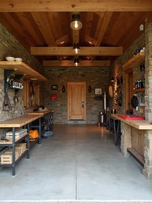 Rustic Garage Design