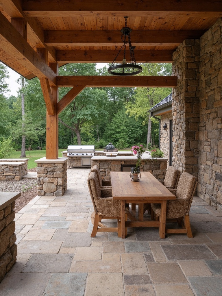 Rustic Outdoor Patio - Rustic Outdoor Patio interior design inspiration