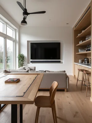 Scandinavian Game Room Design