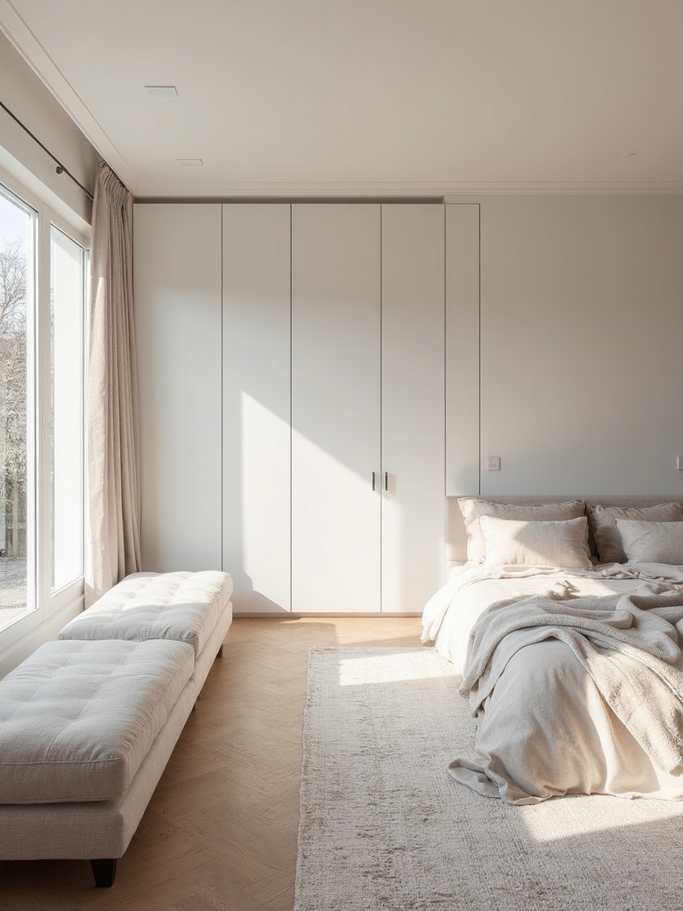 Scandinavian Master Bedroom - Scandinavian Master Bedroom interior design inspiration