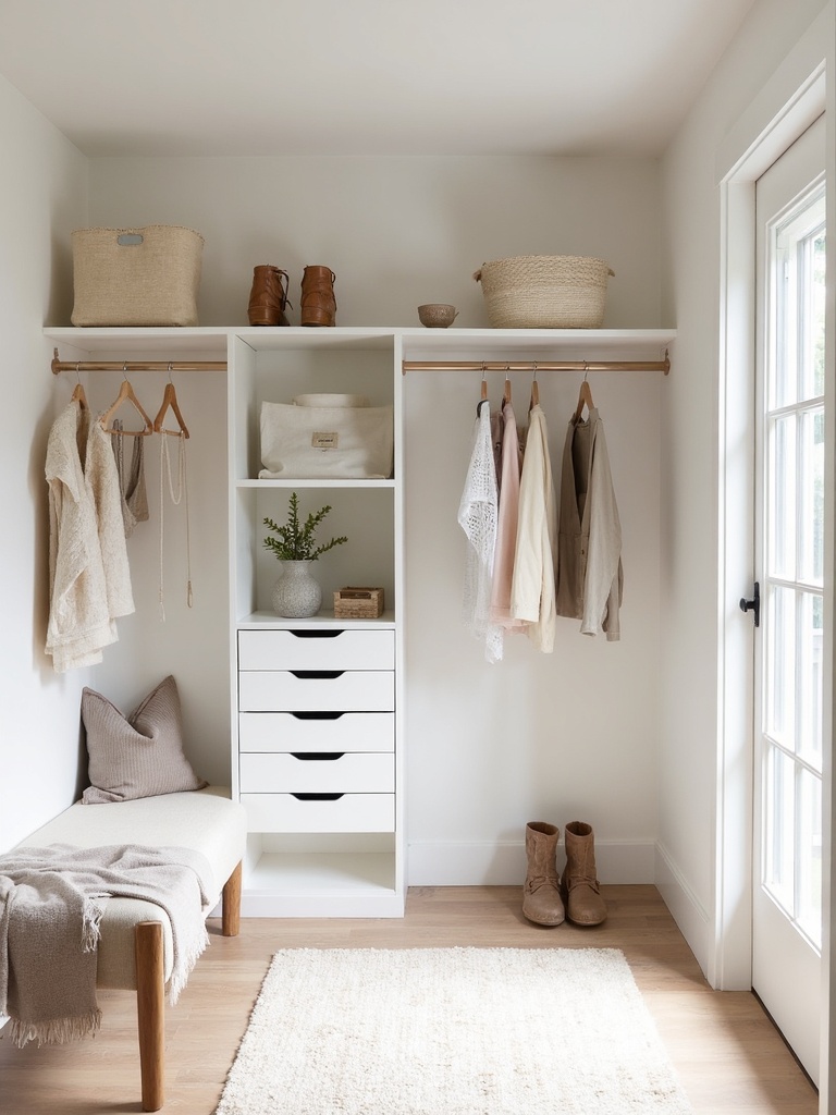 Scandinavian Walk-in Closet design - Scandinavian Walk In Closet interior design ideas