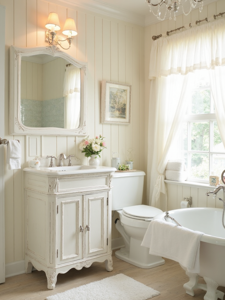 Shabby Chic Bathroom - Shabby Chic Bathroom interior design inspiration