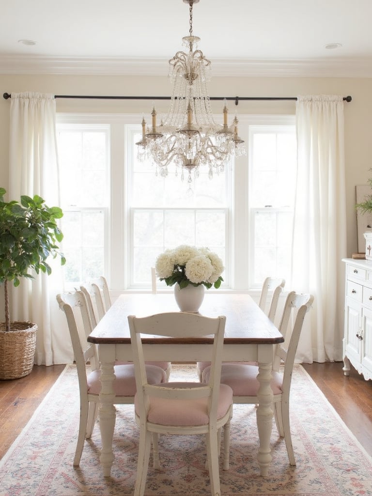 Shabby Chic Dining Room - Shabby Chic Dining Room interior design inspiration