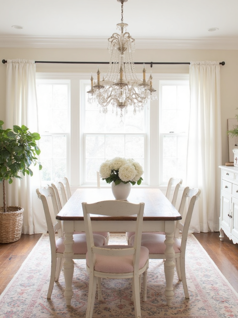 Shabby Chic Dining Room - Shabby Chic Dining Room interior design inspiration