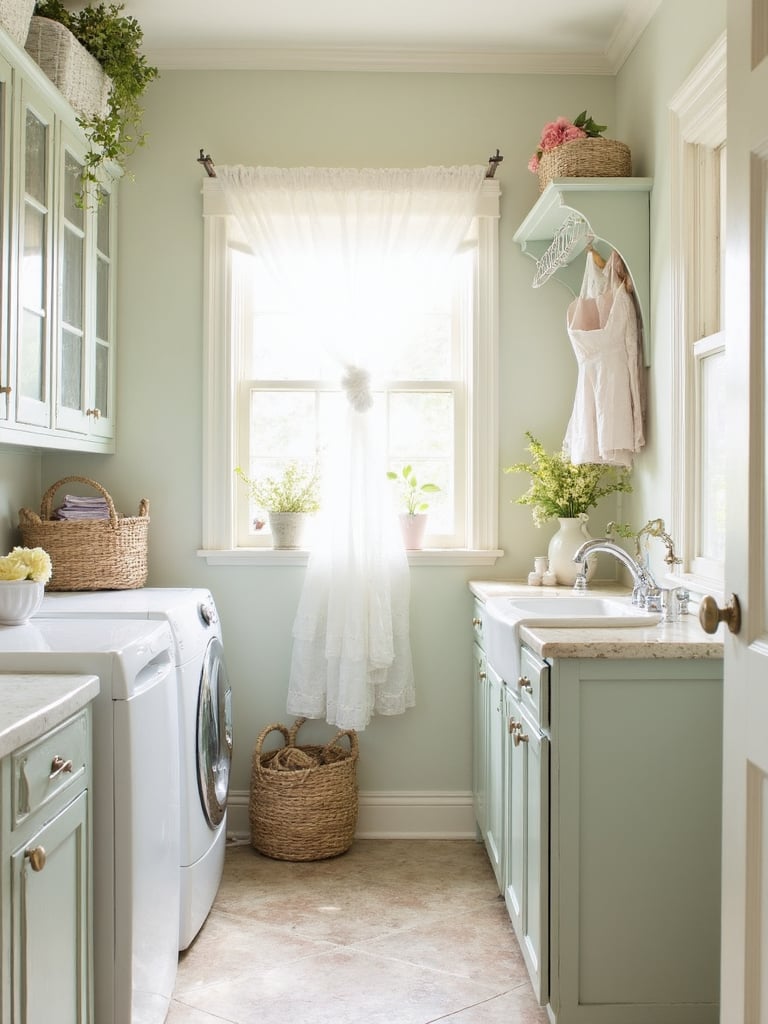 Shabby Chic Laundry Room - Shabby Chic Laundry Room interior design inspiration
