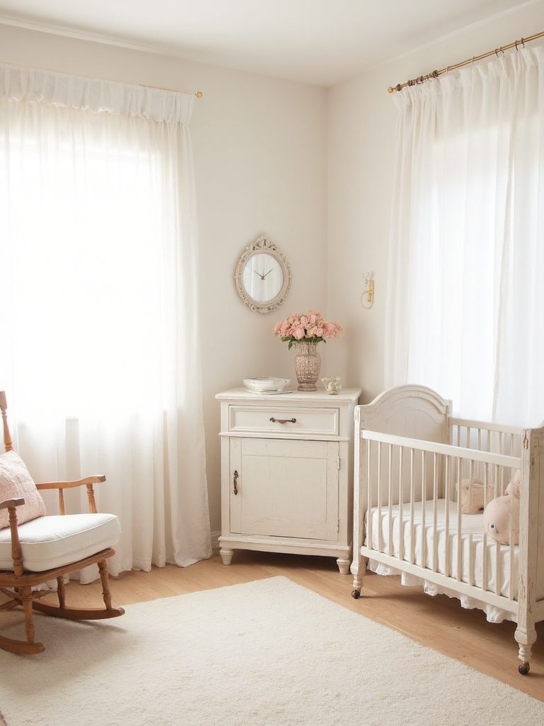Shabby Chic Nursery - Shabby Chic Nursery interior design inspiration