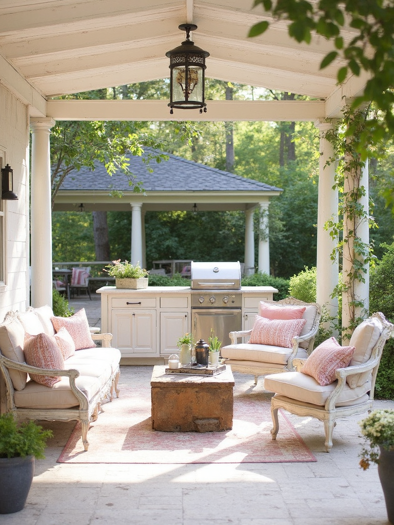 Shabby Chic Outdoor Patio - Shabby Chic Outdoor Patio interior design inspiration