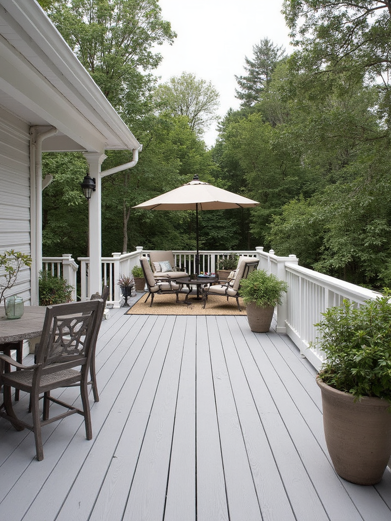 Simple Deck featuring clean spaces, essential elements, uncluttered design - interior design ideas and inspiration