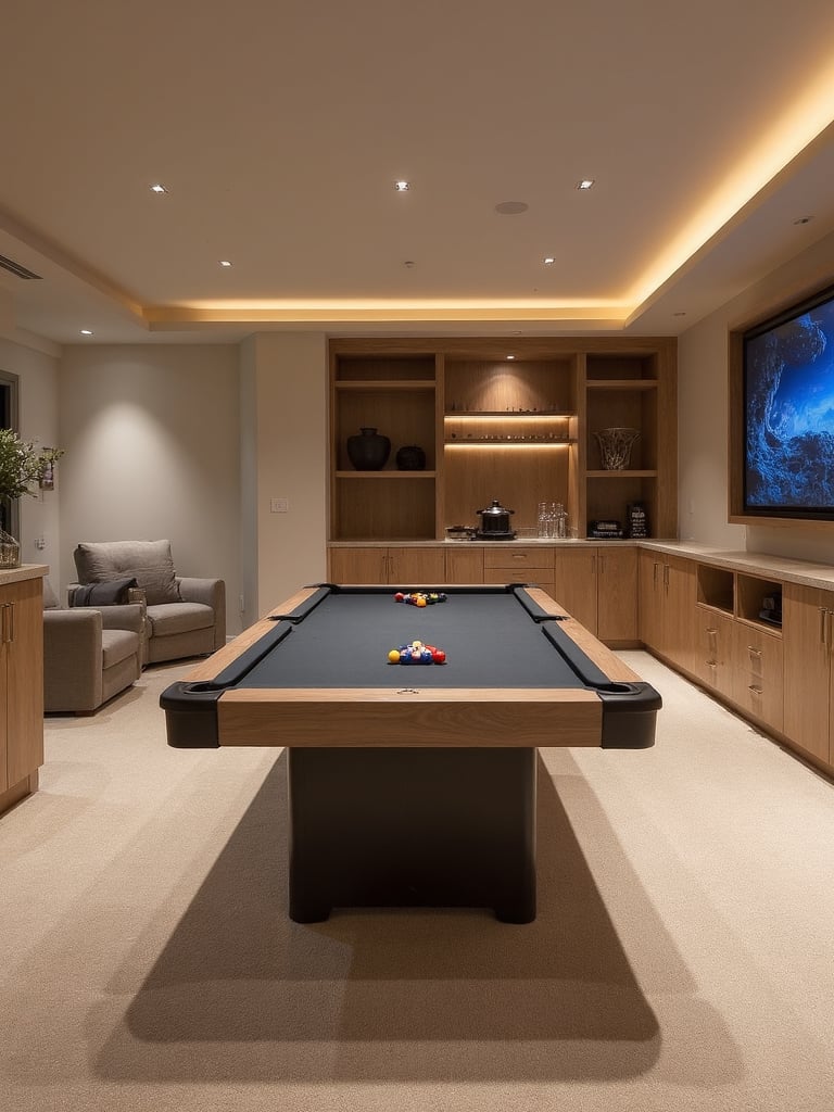 Simple Game Room - Simple Game Room interior design inspiration