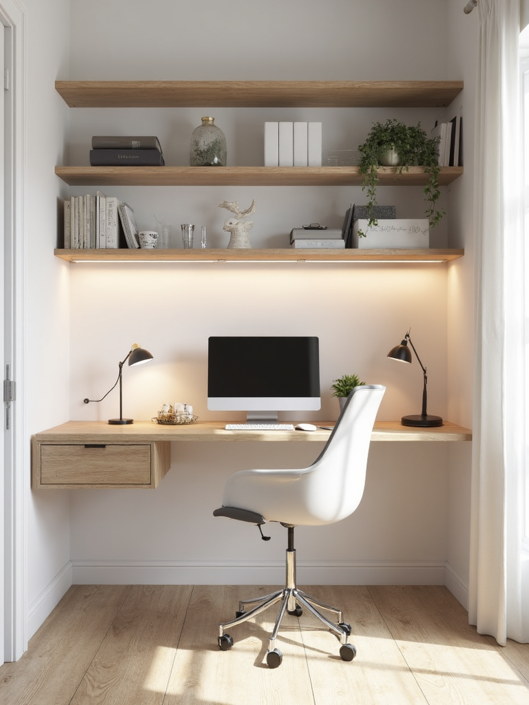 Simple Home Office - Simple Home Office interior design inspiration