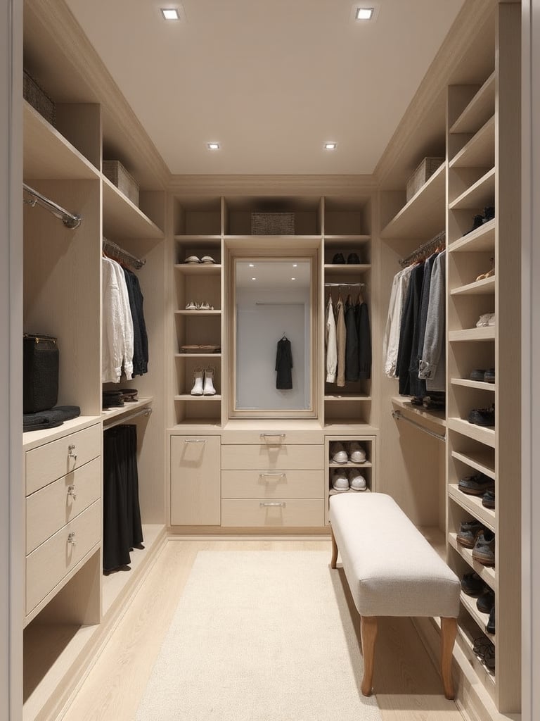 Simple Walk In Closet - Simple Walk In Closet interior design inspiration