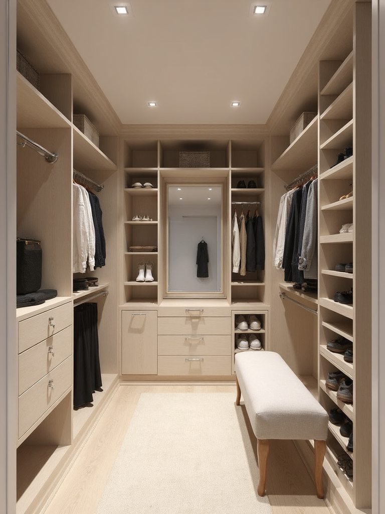 Simple Walk In Closet - Simple Walk In Closet interior design inspiration