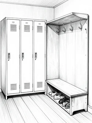 Sketch Mudroom Design