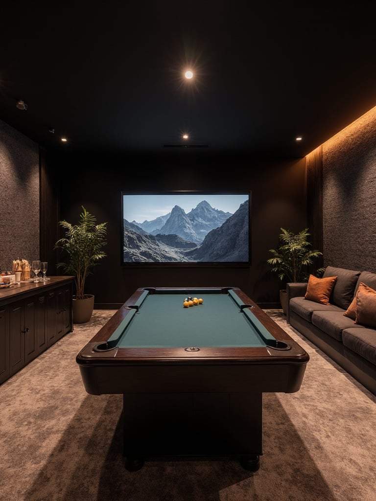 Smart Home Game Room - Smart Home Game Room interior design inspiration