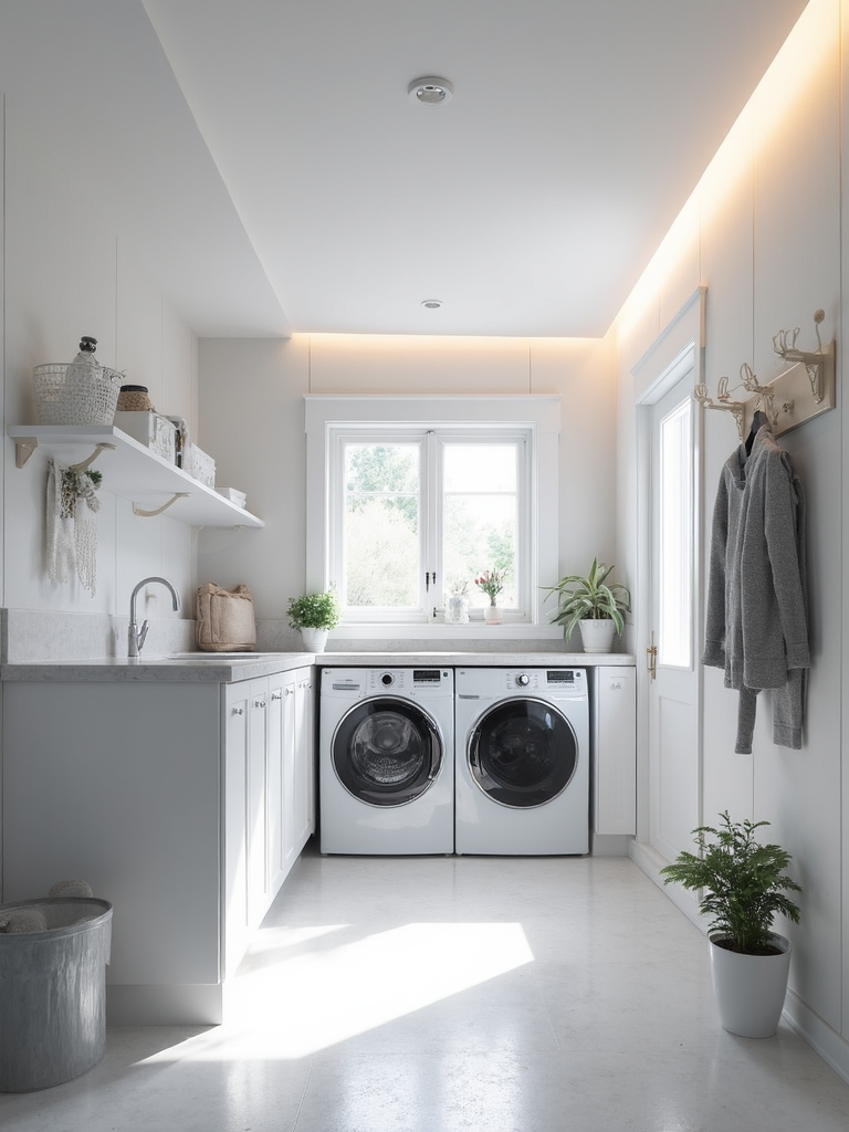 Smart Home Laundry Room - Smart Home Laundry Room interior design inspiration