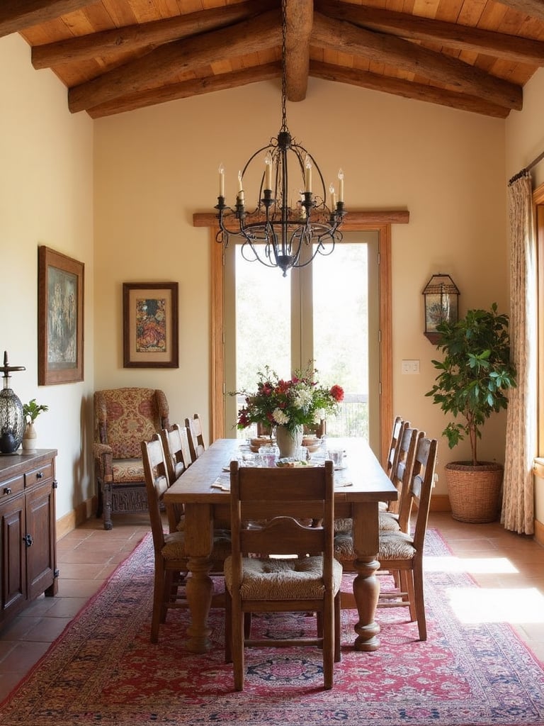 Southwestern Dining Room - Southwestern Dining Room interior design inspiration