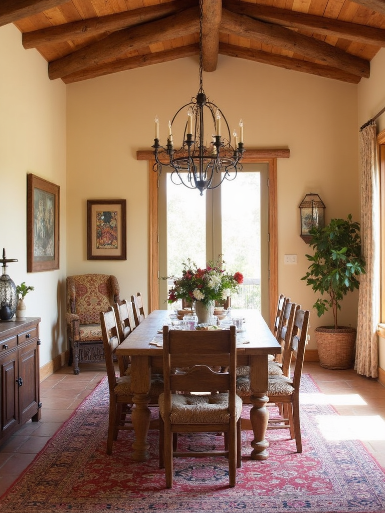 Southwestern Dining Room - Southwestern Dining Room interior design inspiration