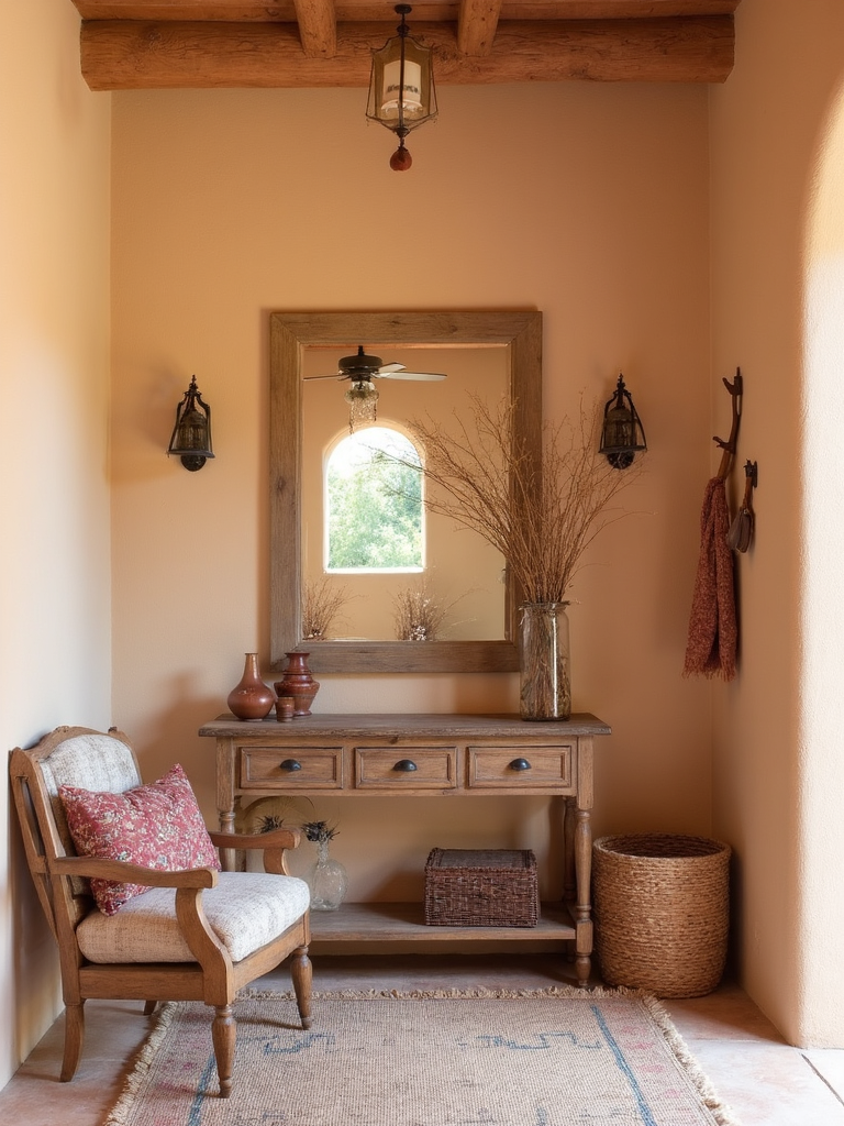Southwestern Entryway - Southwestern Entryway interior design inspiration