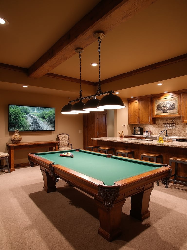 Southwestern Game Room - Southwestern Game Room interior design inspiration
