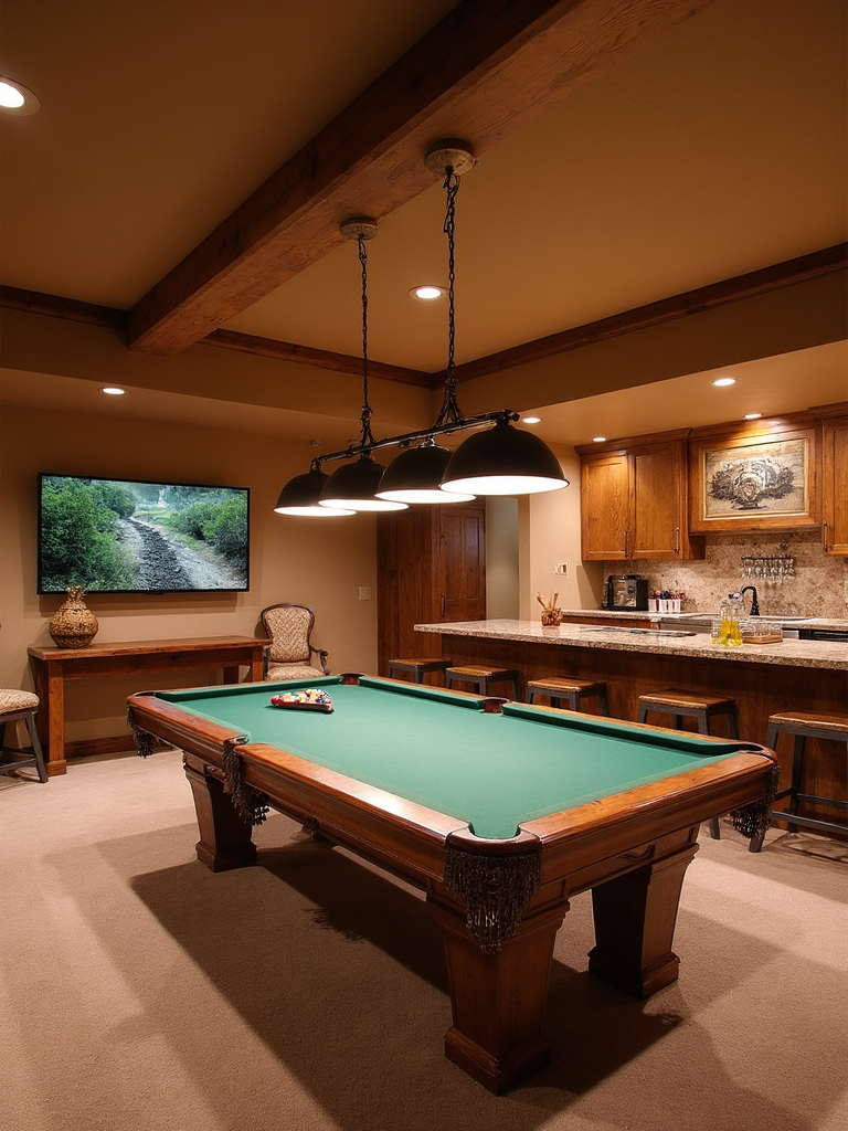 Southwestern Game Room - Southwestern Game Room interior design inspiration