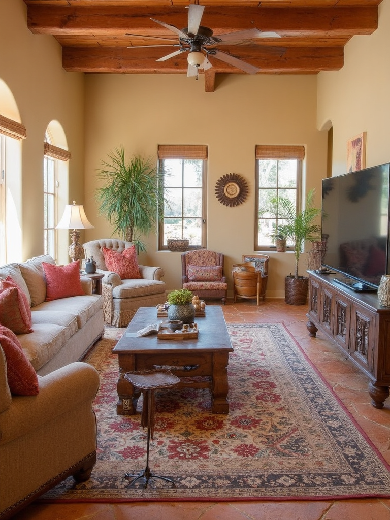 Southwestern Living Room - Southwestern Living Room interior design inspiration